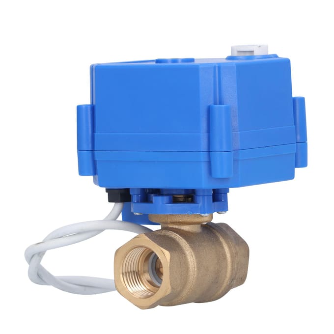 Elektrische Kogelkraan BSP Messing Gemotoriseerde Mini DN15 1 2in DC12V 3-Draads Opstelling Accessoire