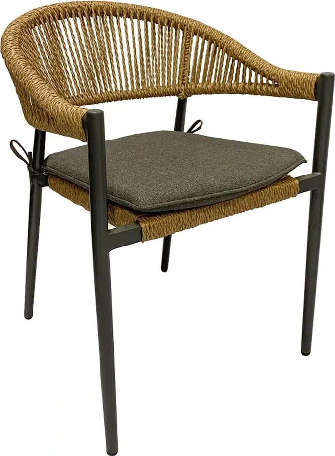 Your Own Living Casino Diningstoel - Bamboo/Antraciet