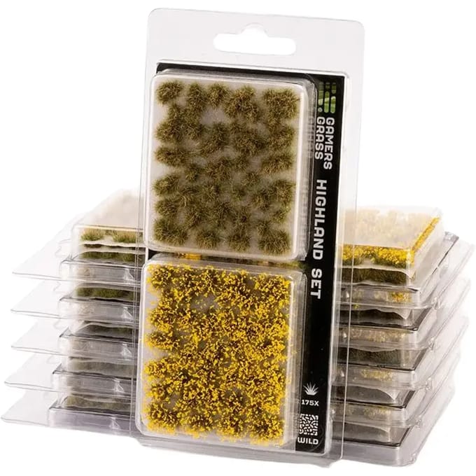 Gamers Grass Highland Tuft Set Highland Tuft - GGSET-HL