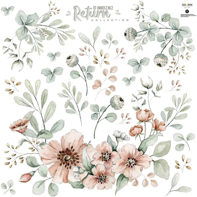 Behang Dekornik Meadow Flowers Pastel/Return to Innocence