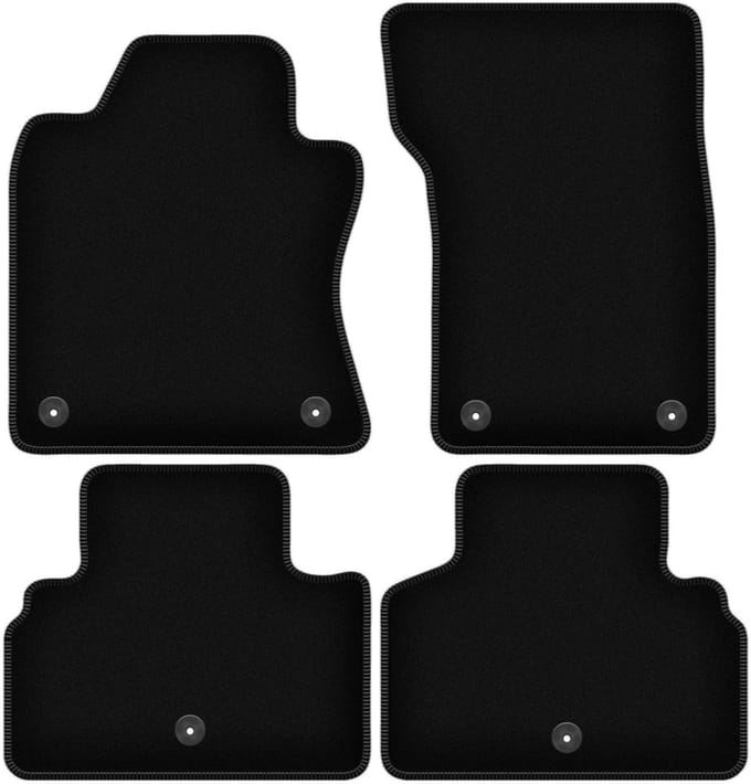 BASIC zwarte veloursmatten voor: Infiniti Q50 sedan (2013-)