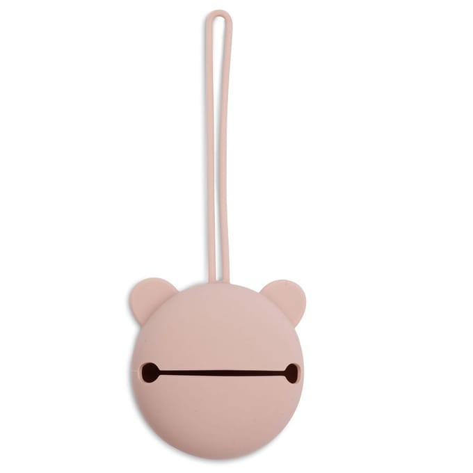Jollein Baby Speenhouder Siliconen - Ø7cm - Wild Rose
