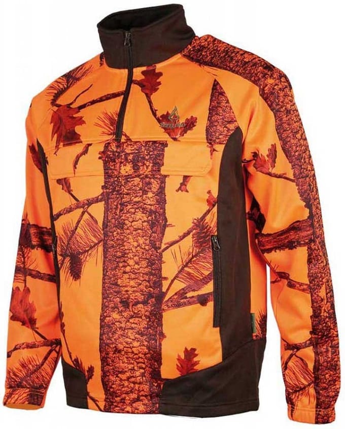 Treeland Polarsan Half Rits Sweatshirt Oranje 4XL Man