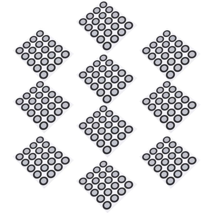 200 Pièces Marqueur de Scan 3D 12mm ID 19mm OD Point de Référence de Suivi Précis et Réflexion Diffuse white