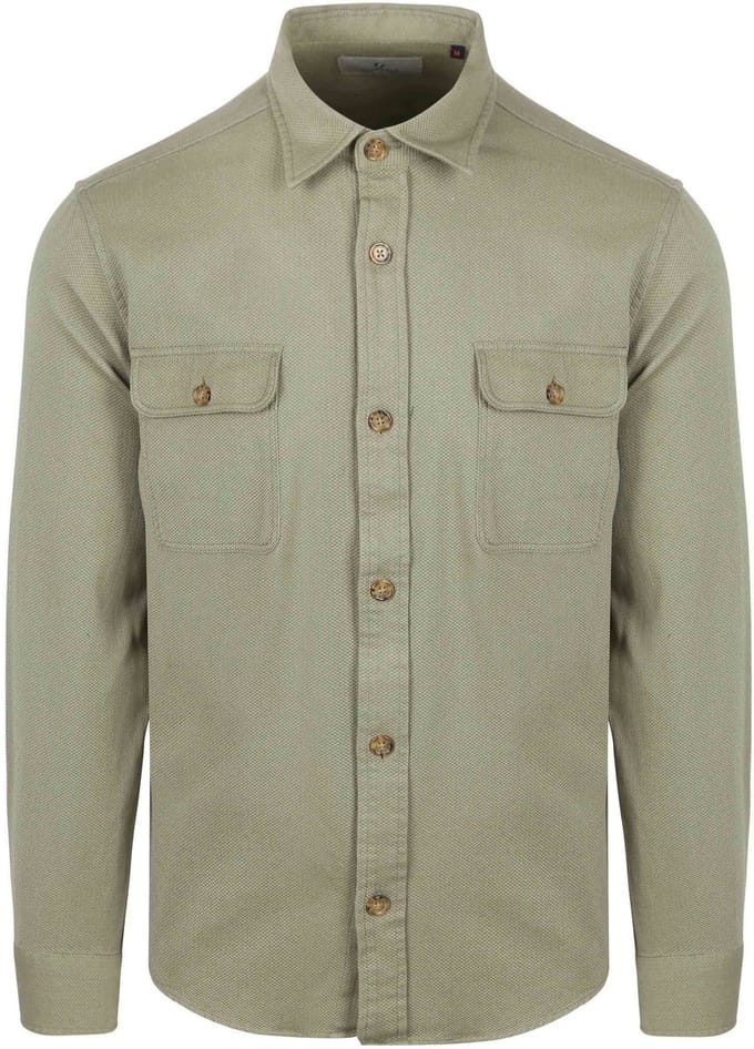 Suitable Cia Overshirt Groen - Maat XXL - Heren