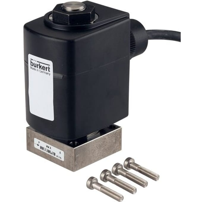 Magneetventiel 40x40 mm SFB flens NC RVS EPDM 0-4bar/58psi 24VDC 6027 263956