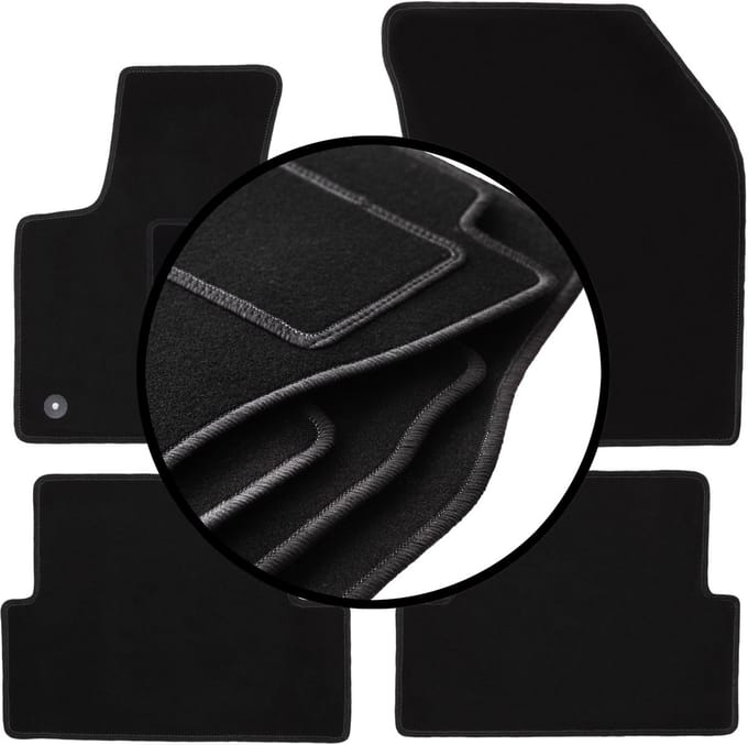 Complete set veloursmatten voor: Citroen C5 Aircross crossover (2019-)