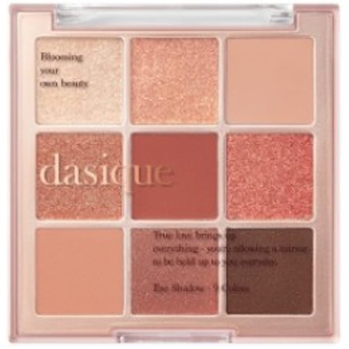 Dasique, oogschaduwpalet, 02 Rozenblaadje, 1 stuk beige