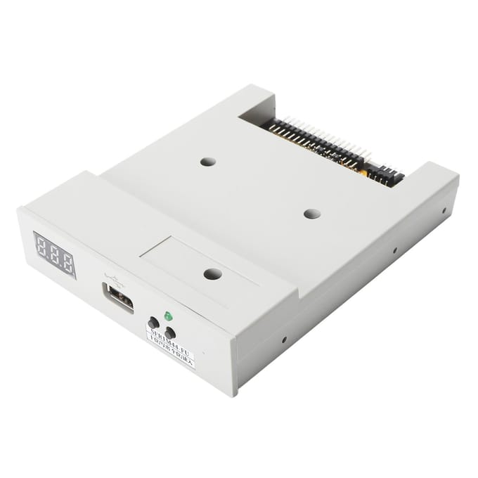 Émulateur de disquette SFR1M44 FU 1,44 Mo CPU 32 bits Émulateur de lecteur de disquette pour machine à broder d'ordinateur gray