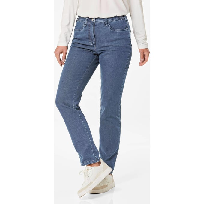 Smalle jeans LOUISA COMFORT+ - lichtblauw - Gr. 52 van Goldner Fashion
