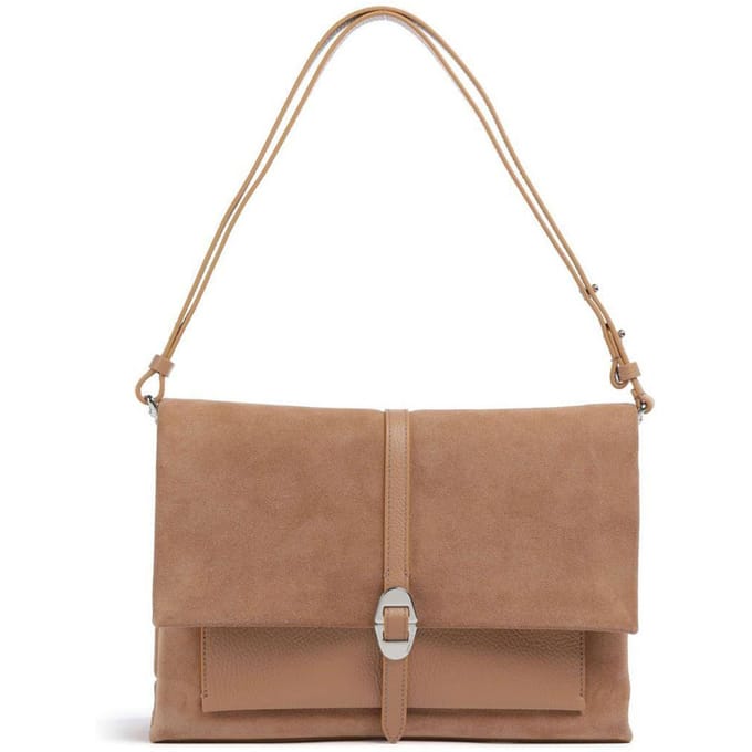 Coccinelle Dorian Suede Handbag Suede Leather
