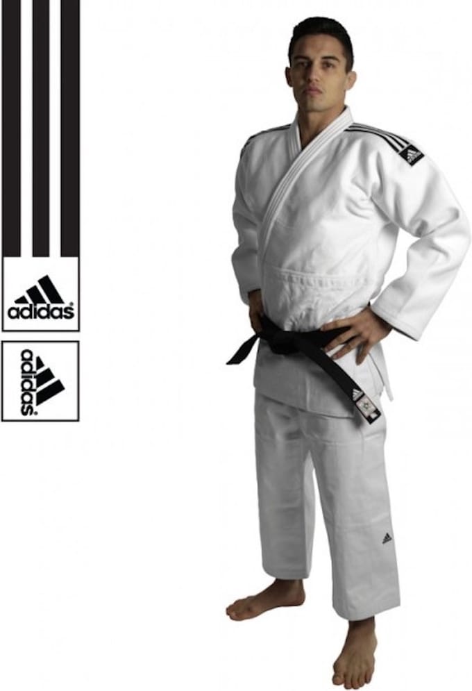 adidas Judopak Champion II IJF Approved Wit 190cm