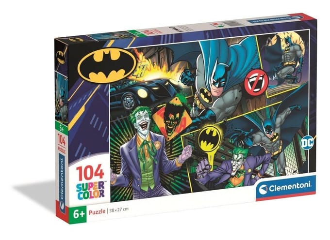 Clementoni - Kinderpuzzel - 104 Stukjes - Batman - Puzzel Vanaf 6 Jaar