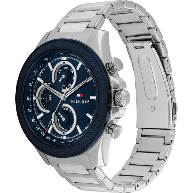 Tommy Hilfiger - Heren Horloge Clark - Zilver
