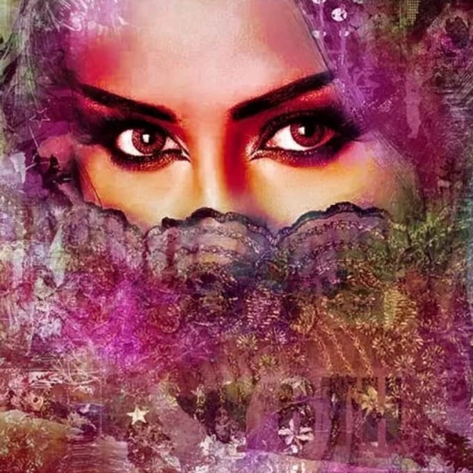 Safaary - Arabische schilderij Beautiful Lina Roze