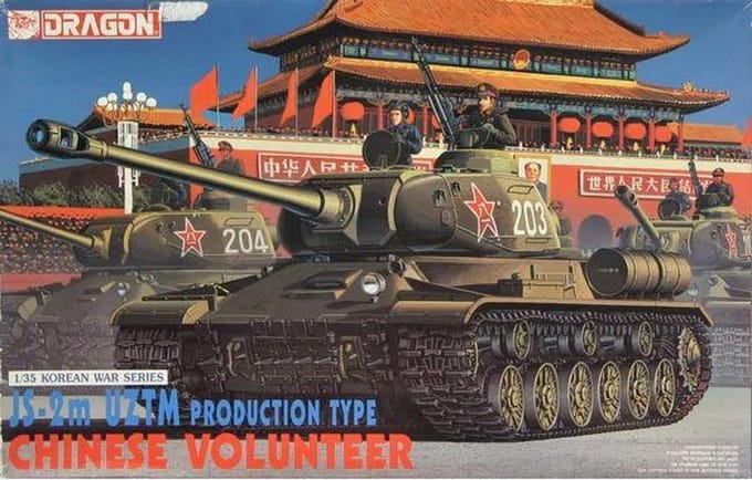 Dragon Modelbouwpakket Militaire voertuigen - 6804 JS-2m UZTM Production Type - Chinese Volunteer Plastic - 1:35 - Modelbouw