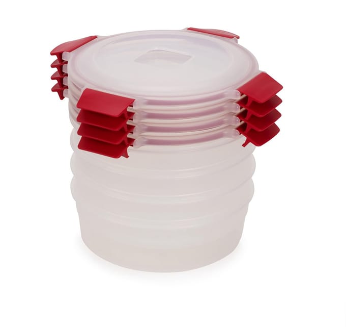 Joseph Joseph Nest Lock 4-delige Vershoudbakken set, Rond, 1L