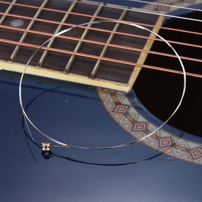 Orphee TX-1 Single String Vervanging voor Akoestische Folk Gitaar 1e E-Snaar (.010) 10-Pack Koolhydraatarm 012