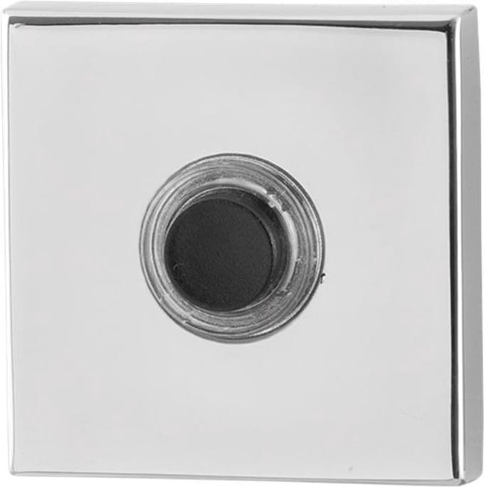 Deurbel - RVS gepolijst - RVS - GPF - GPF9826.42 vierkant 50x50x8 mm RVS gepolijst