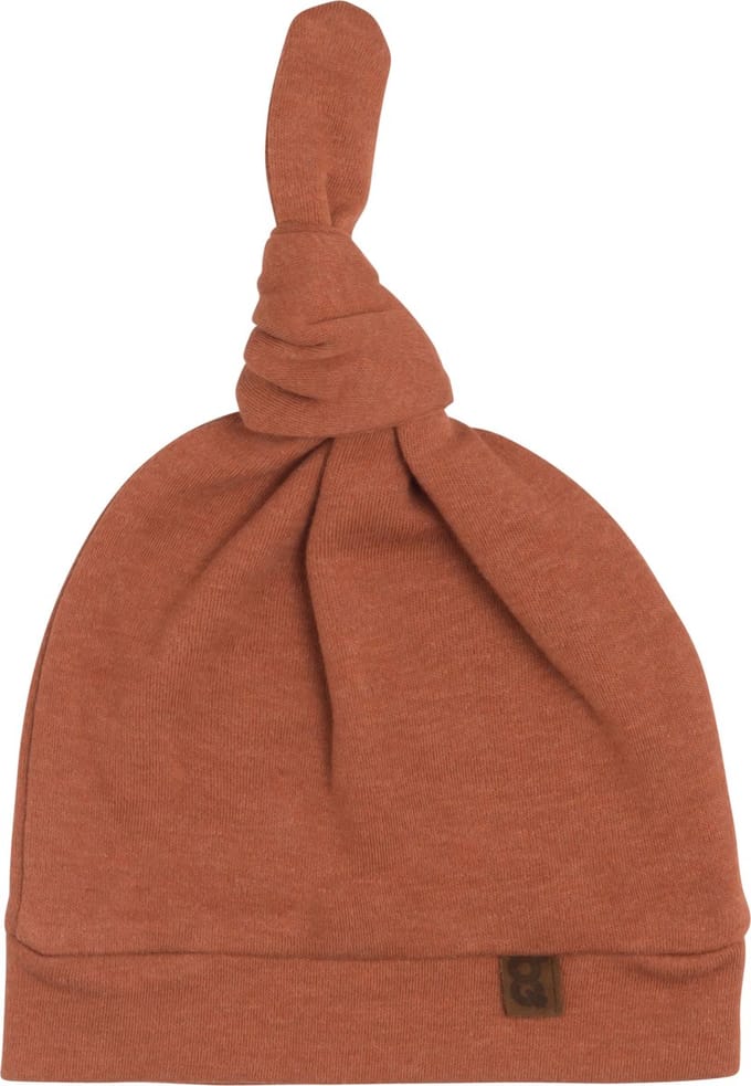 Baby's Only Knoopmutsje Melange - Honey - 3-6 mnd - 100% ecologisch katoen - GOTS