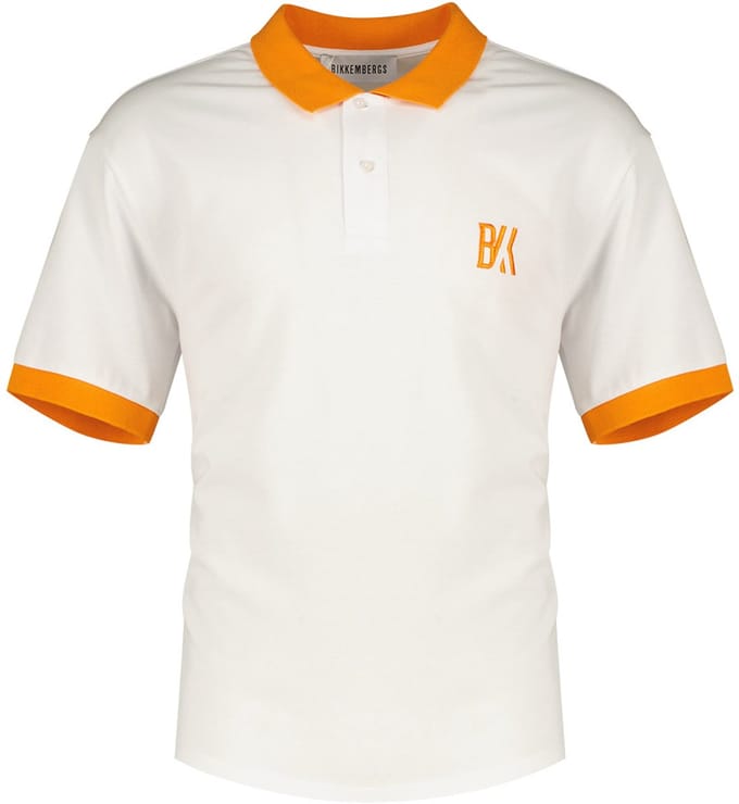 Bikkembergs Bmt0942 Korte Mouw Poloshirt Wit M Man