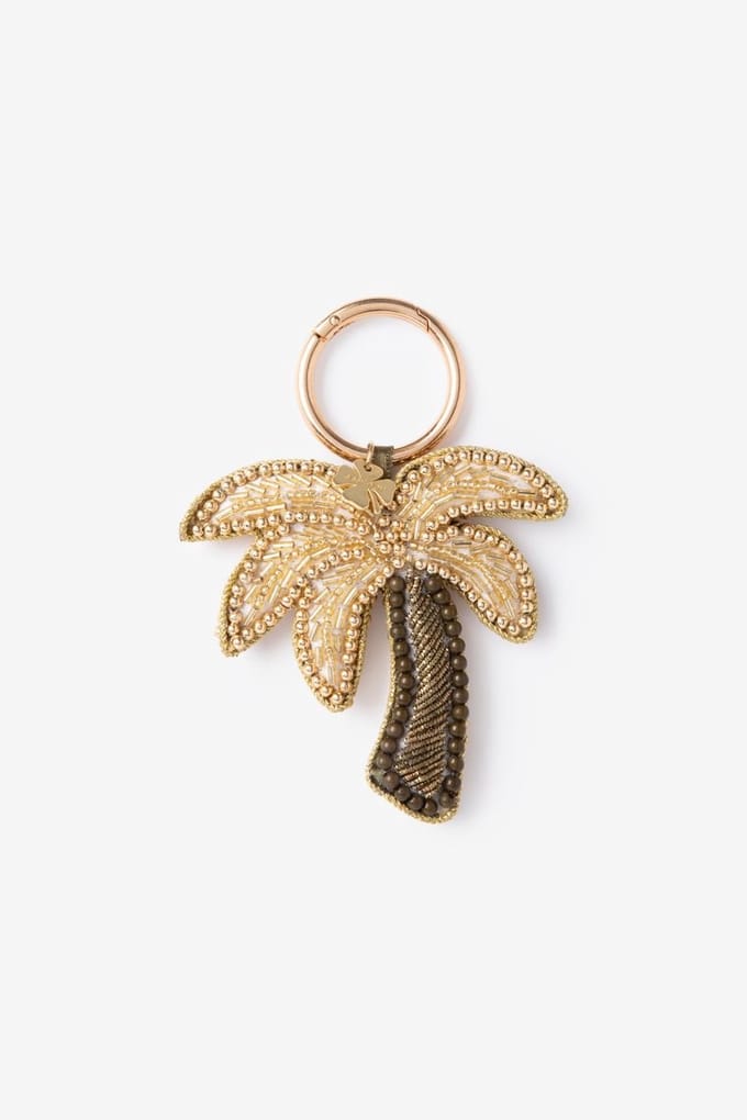 Sissy-Boy - Goudkleurige palmboom bag charm