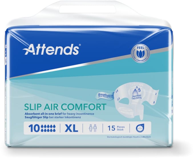 Attends Slip Air Comfort 10 XL - 1 paquet de 15 protections