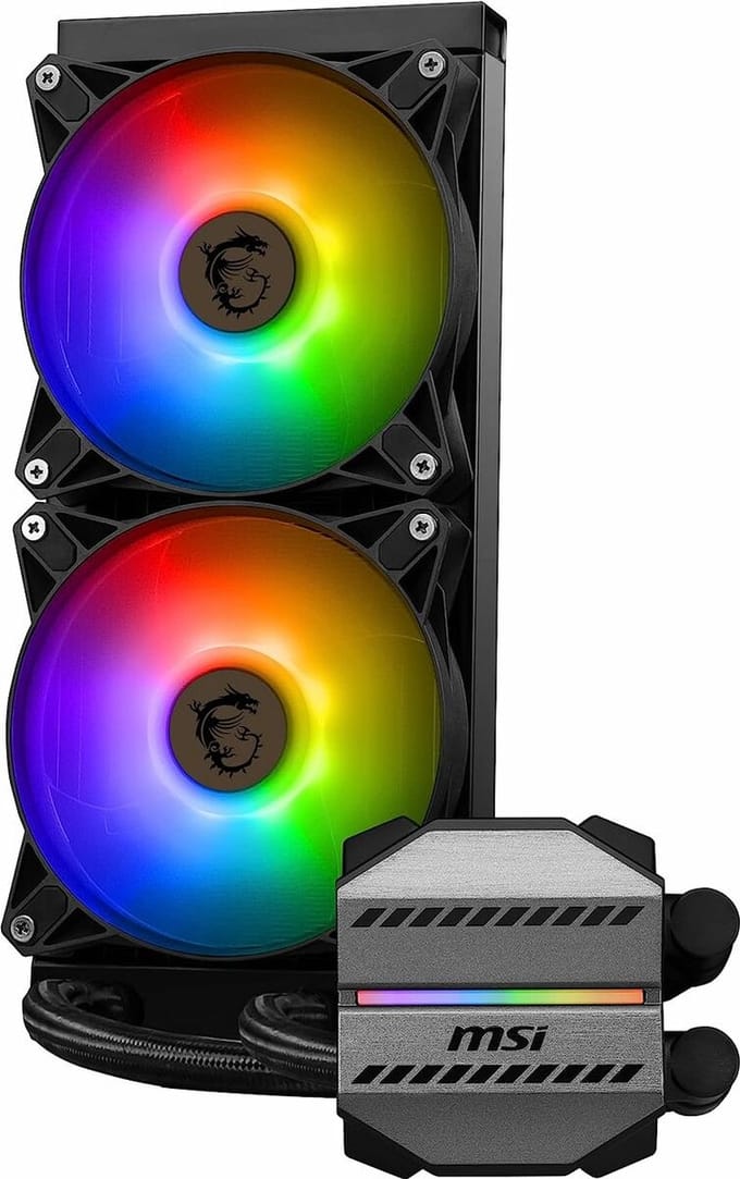 MSI MAG CORELIQUID M240 koelsysteem voor computers Processor Alles-in-één vloeistofkoeler 24 cm Zwart