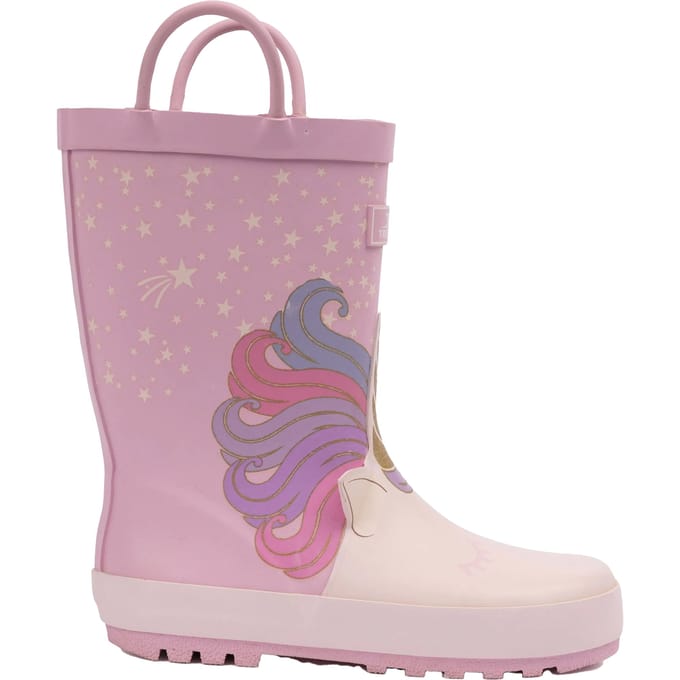 Trespass Kinder/kinderfiguur unicorn wellington laarzen