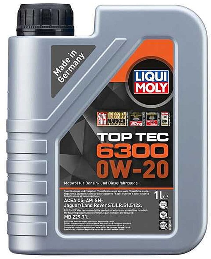 Liqui Moly Top Tec 6300 0w20 Motorolie 1 liter