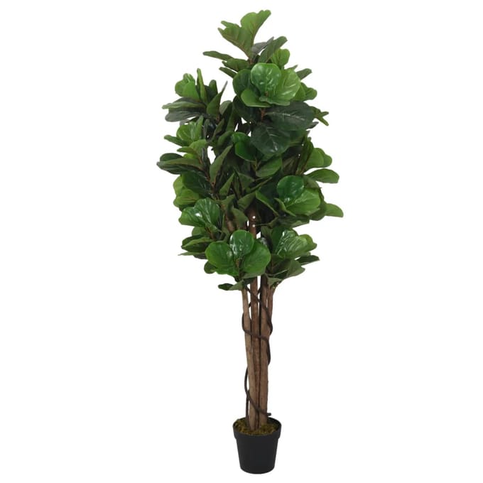 vidaXL - Kunstplant - vijgenboom - 232 - bladeren - 180 - cm - groen
