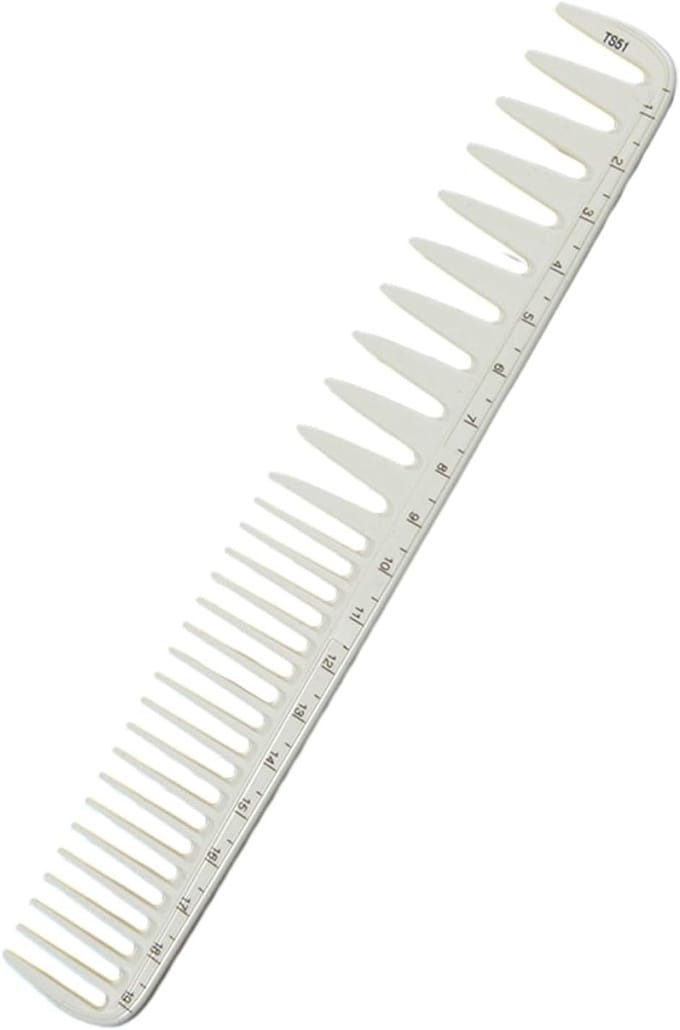 Haar Kam - Styling Tool - Dagelijkse Styling - Met Meting Schaal - 19.5 cm - Groen