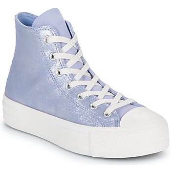 Hoge Sneakers Converse CHUCK TAYLOR ALL STAR LIFT PLATFORM SUEDE SHIMMER