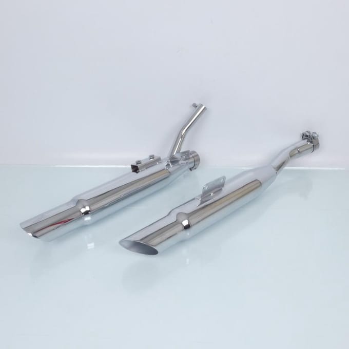 Uitlaat Marving voor Motor Yamaha 125 XV Virago 1997 tot 2003 Nieuw