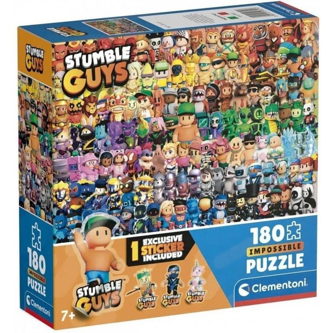 Clementoni - Kinderpuzzel - 180 Stukjes - Impossible Square Box Stumble - Puzzel Voor Kinderen - Vanaf 7 Jaar