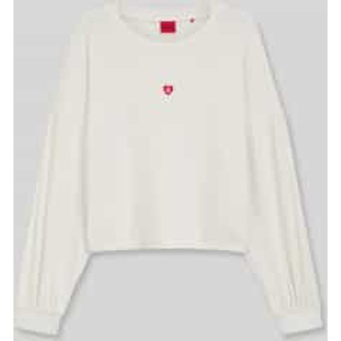 relaxed fit sweatshirt van modalmix model 'HUGO HEART'