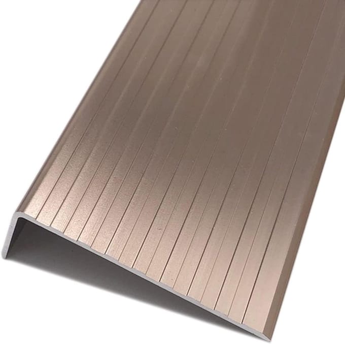 Trapprofiel Metaal - Antislip Strips - Trappen Beveiligen - Aluminium Legering - 75MM - 104CM - Zilver