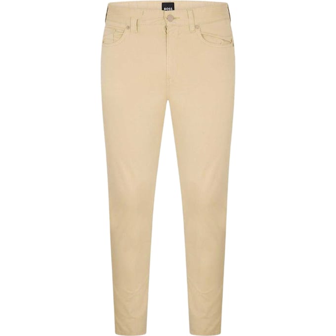 Boss Heren H-Delaware5 Slim Broek (Licht Beige)