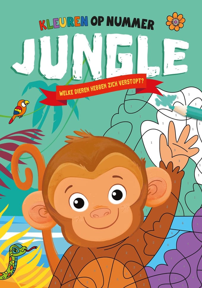 Jungle - Kleuren Op Nummer - Hannah Campling
