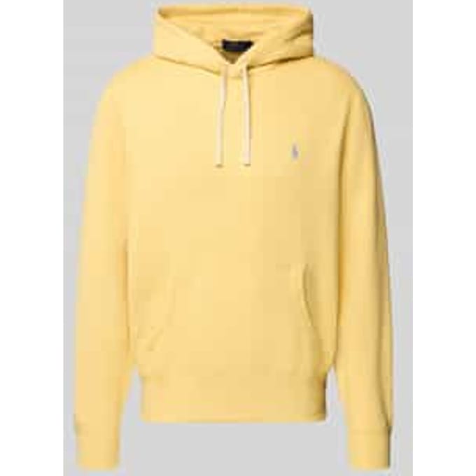 Hoodie met labelstitching