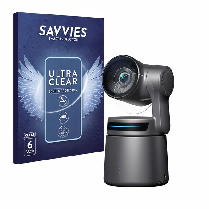Savvies - Screenprotector voor OBSBOT Tail Air - Folie Beschermfolie transparant 6 Stuks