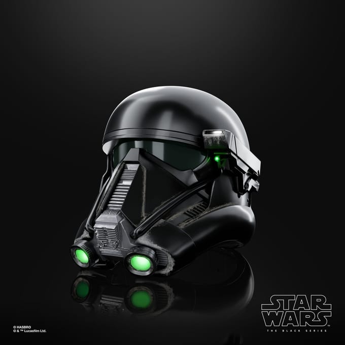 Hasbro Star Wars The Black Series Imperial Death Trooper Premium Electronic Roleplay Helmet