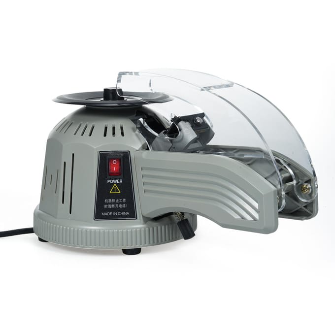 Automatische Tape Dispenser Snijder Elektrische Roterende Tape Snijmachine voor 253278mm Tape Binnenkant EU Plug gray