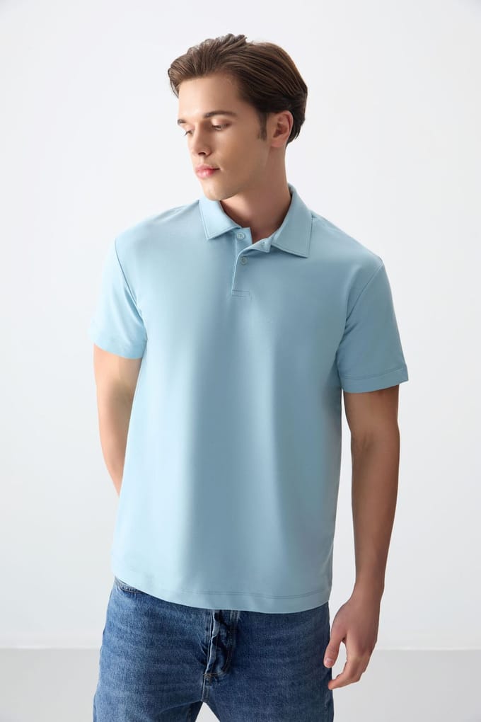 Oversized Polo Kraag T-Shirt