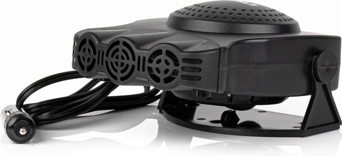 AMiO Verwarming Ontdooier Ventilator 12V 150W Compact Design Zwart