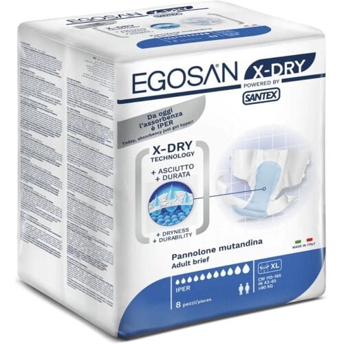 Egosan Slip X-Dry XL - 1 pak van 8 stuks