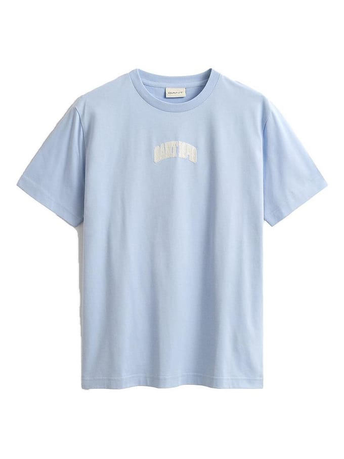 Shirt ronde hals Van GANT blauw