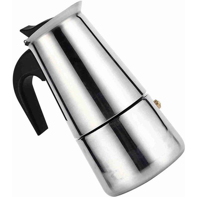 100ml 200ml 300ml 450ml Roestvrijstalen Moka Pot Koffiemaker Fornuis Gebruik Thuis Kantoor Type 2
