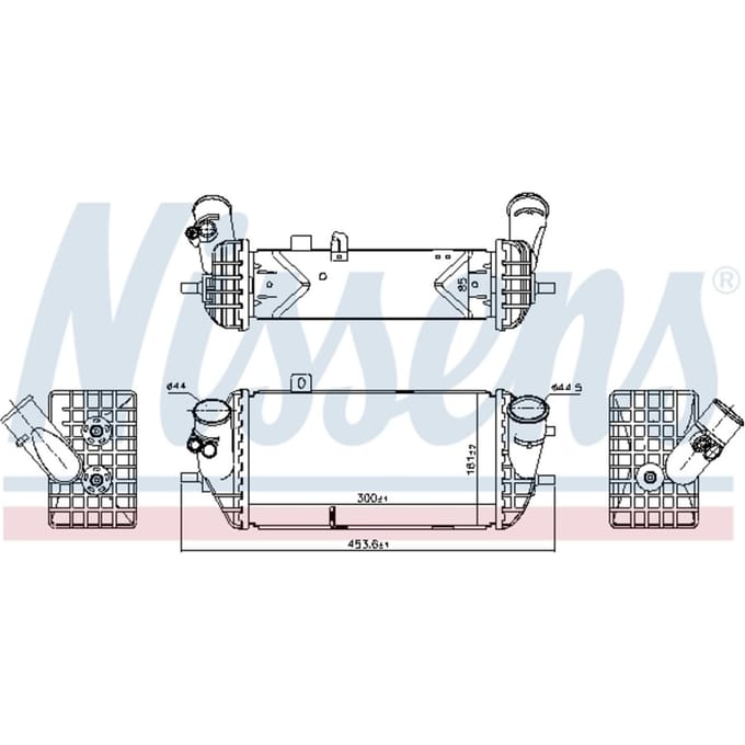 Intercooler NISSENS 96144