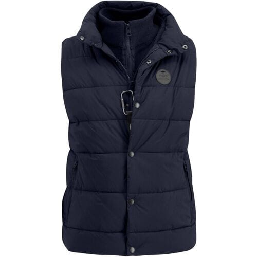 Fynch-Hatton Puffer Body-Warmer Knitted Insert Dark Navy / male